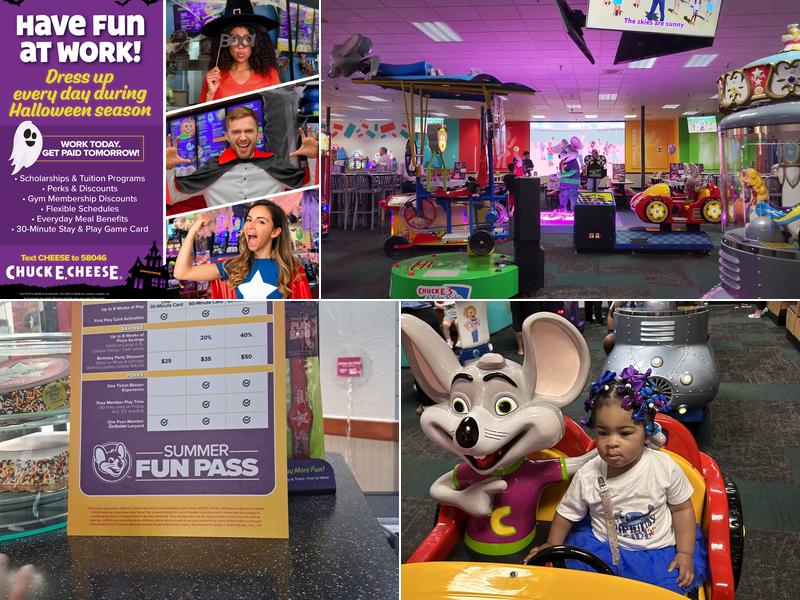 Chuck E. Cheese Menu