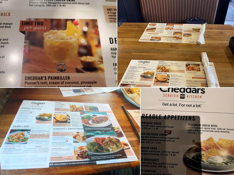 Cheddar's Scratch Kitchen Menu