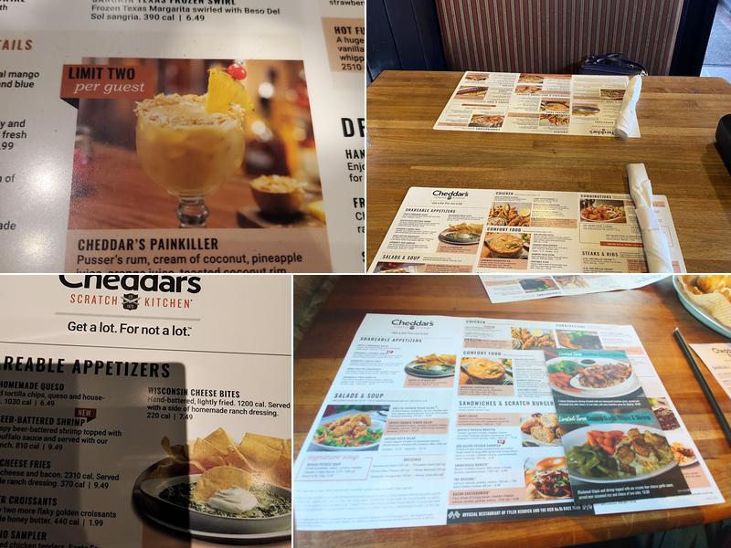 Cheddar's Scratch Kitchen Menu