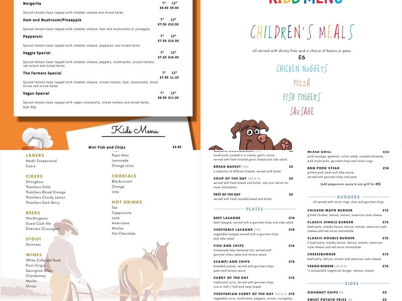 The Farmers Arms Menu