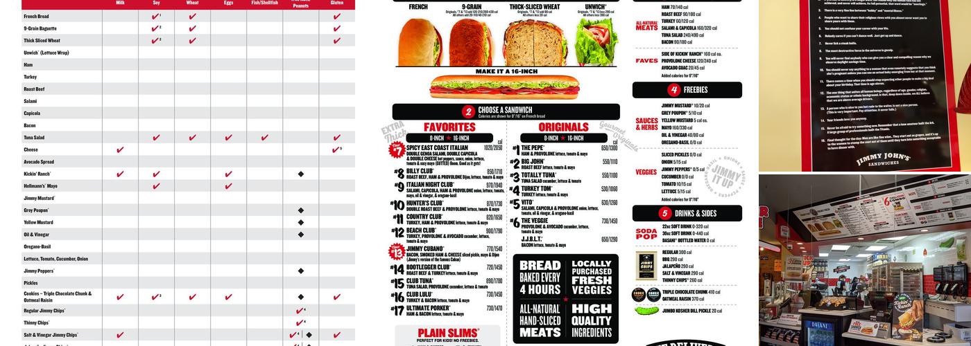 Jimmy John's Menu