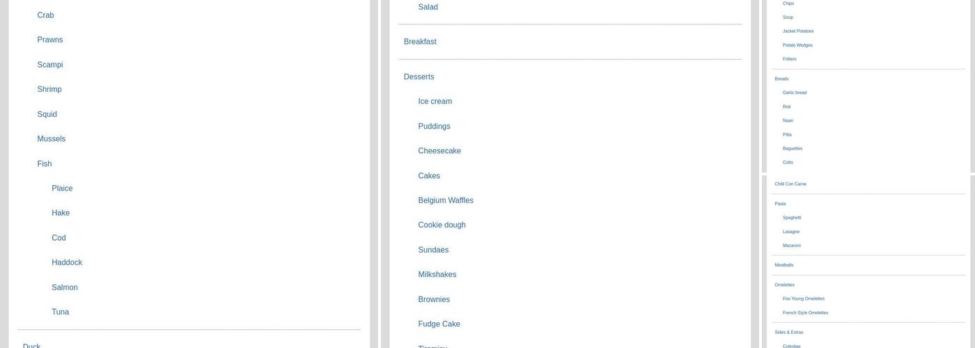 Radhuni Tandoori Menu