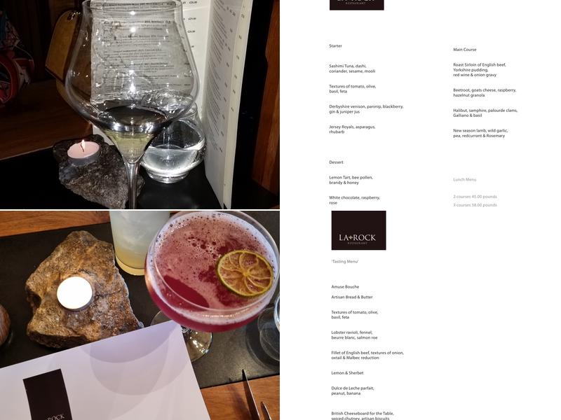 La Rock Restaurant Menu