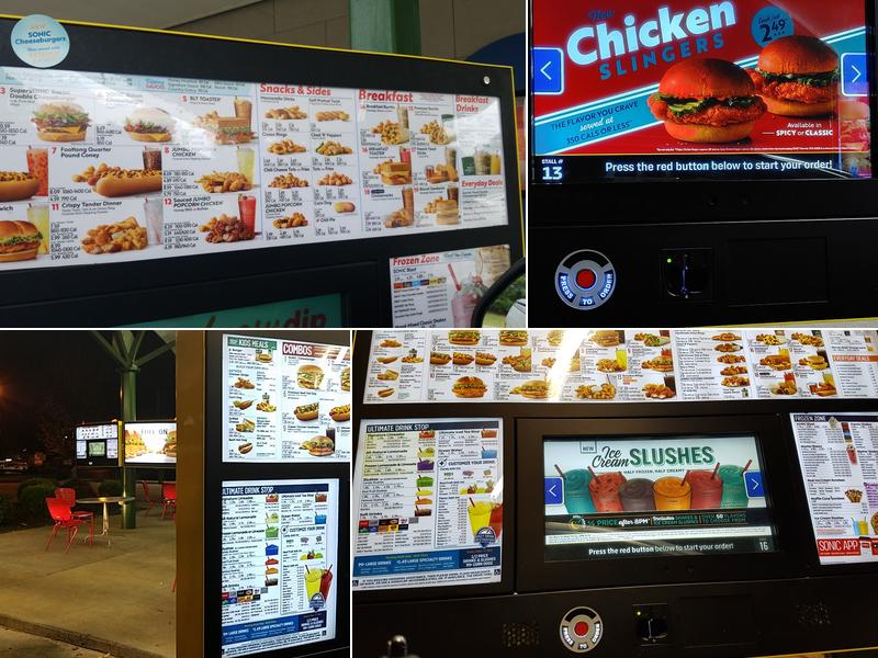 Sonic Drive-In Menu