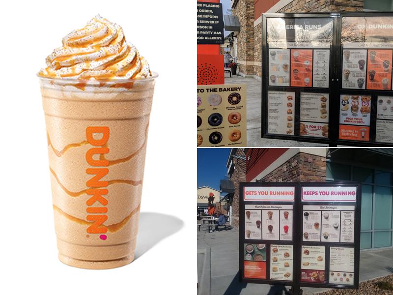 Dunkin' Menu