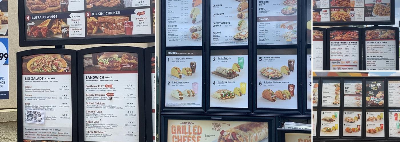 Taco Bell Menu