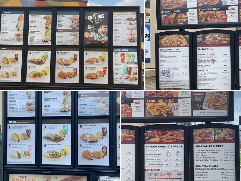 Taco Bell Menu