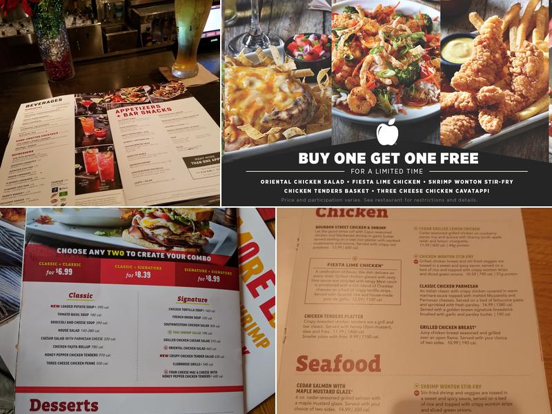 Applebee's Grill + Bar Menu