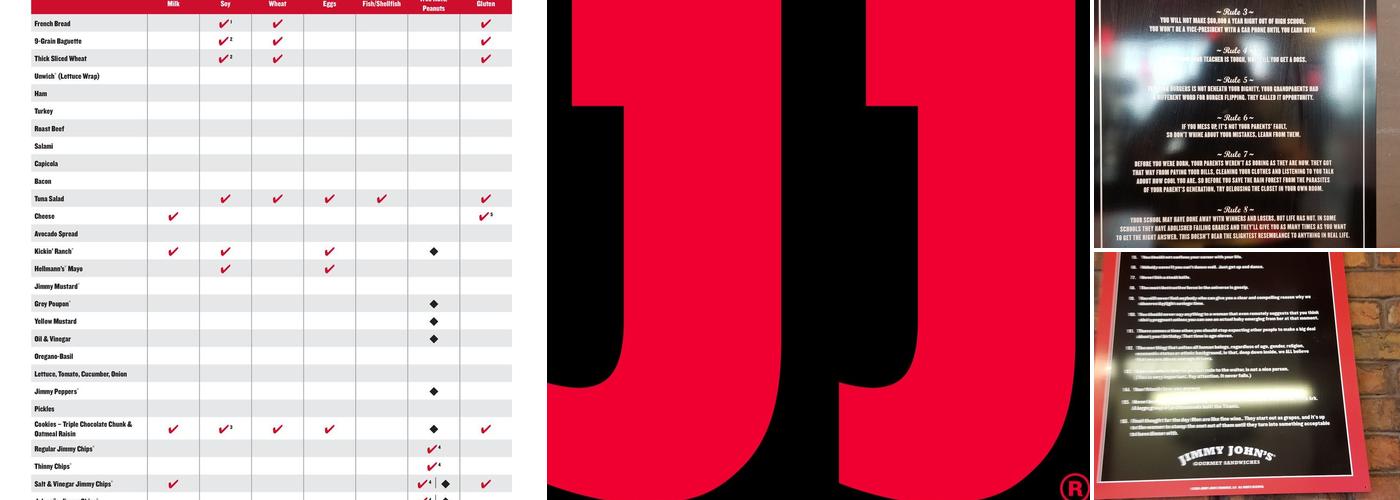 Jimmy John's Menu