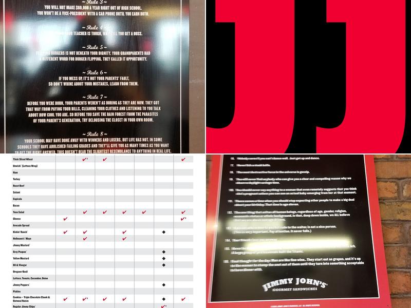 Jimmy John's Menu