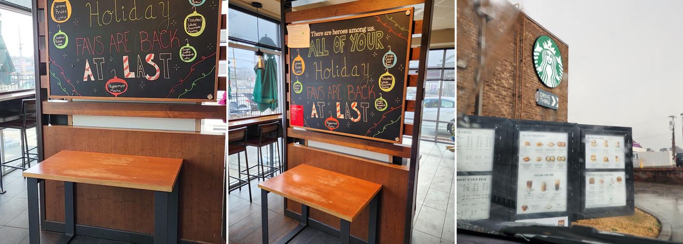 Starbucks Coffee Company Menu
