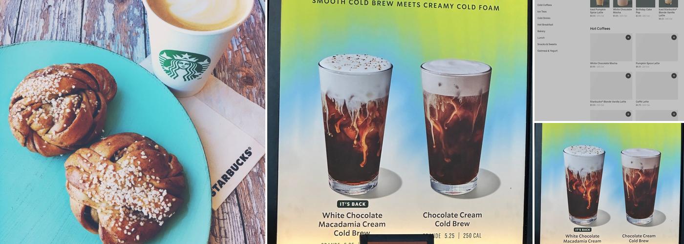 Starbucks Menu
