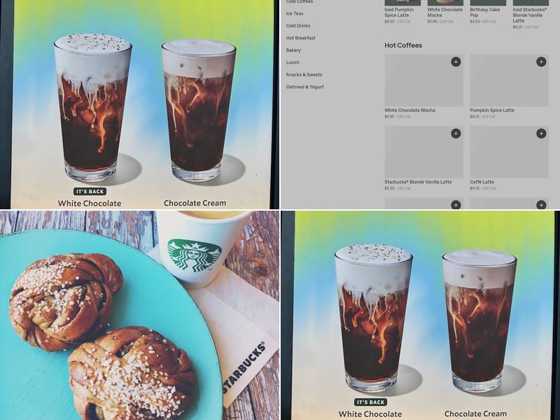 Starbucks Menu