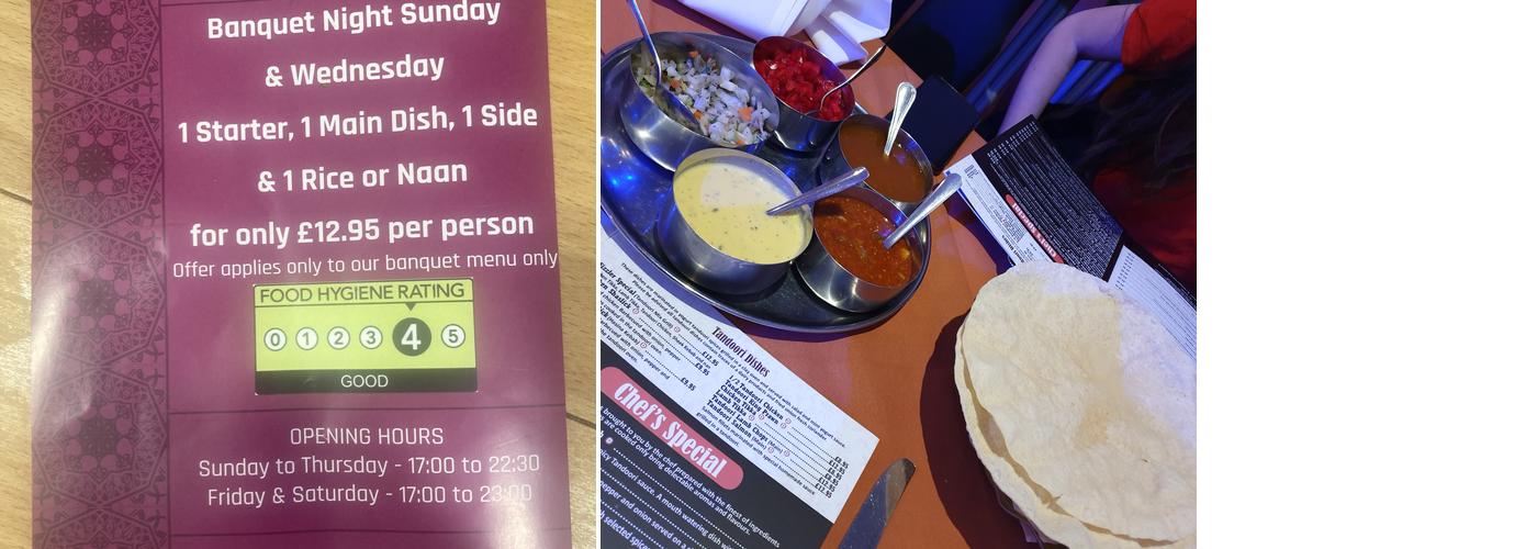 Akash Restaurant Menu