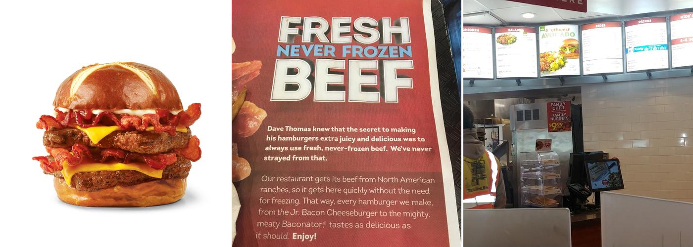 Wendy's Menu