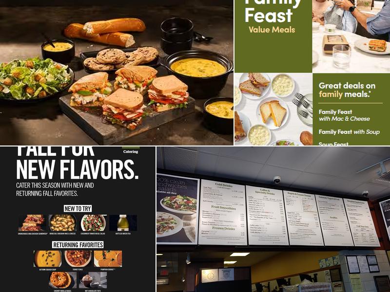 Panera Bread Menu