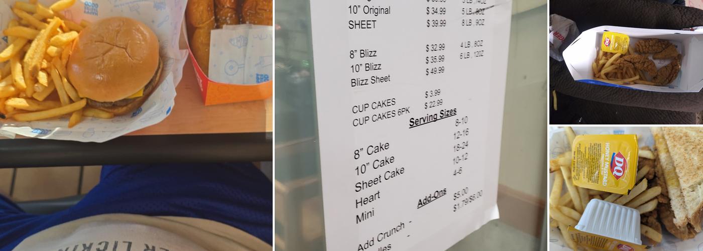 Dairy Queen Menu