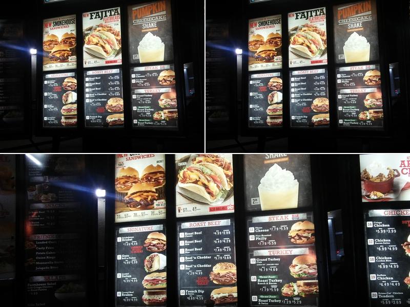 Arby's Menu