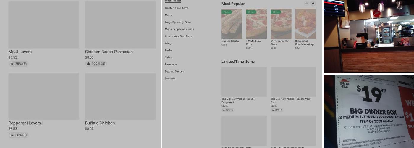 Pizza Hut Menu