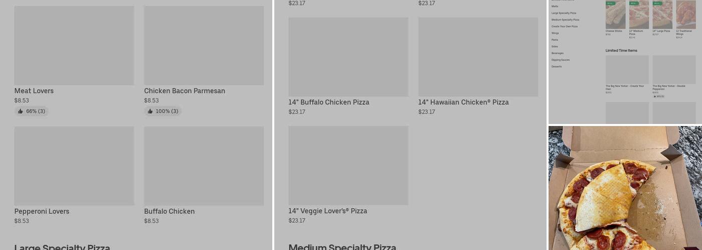 Pizza Hut Menu