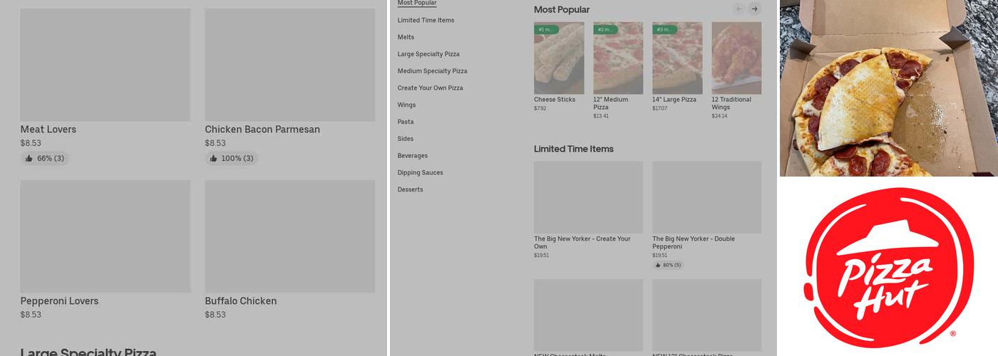Pizza Hut Menu