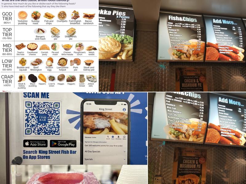 Kings Street Fish & Chip Shop Menu
