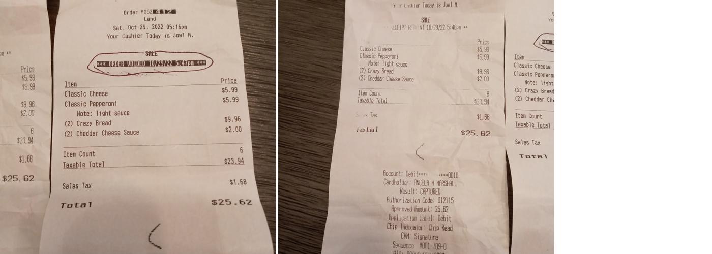 Little Caesars Pizza Menu