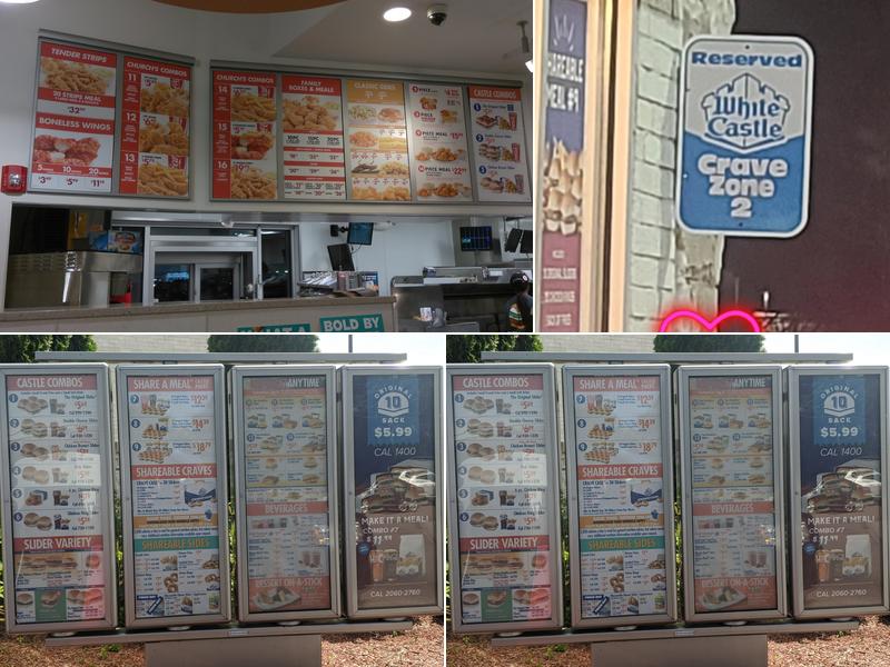 White Castle Menu