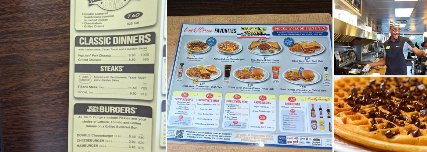 Waffle House Menu