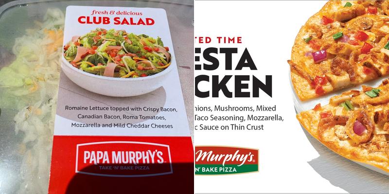 Papa Murphy's | Take 'N' Bake Pizza Menu
