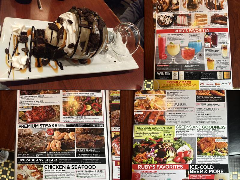Ruby Tuesday Menu