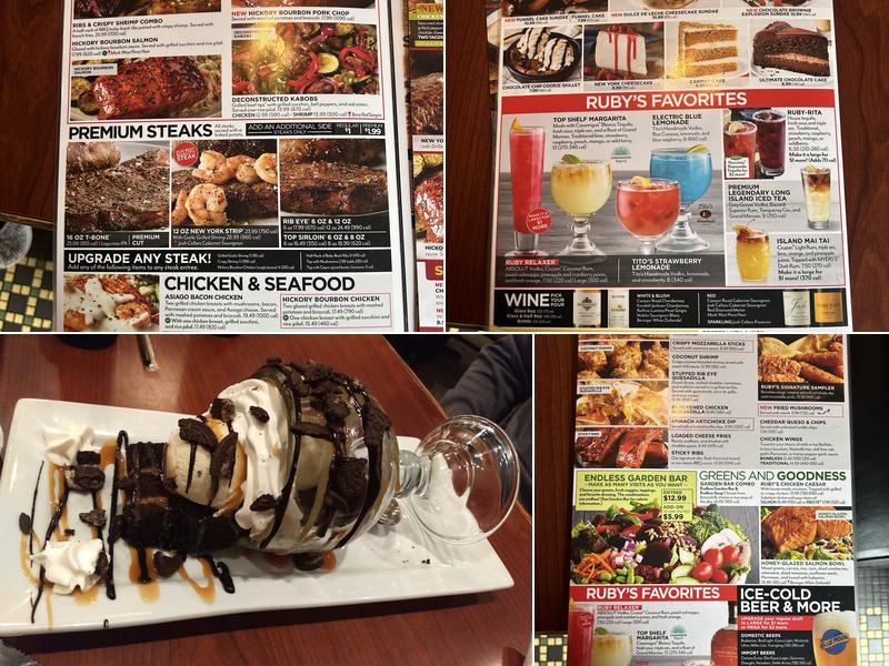 Ruby Tuesday Menu