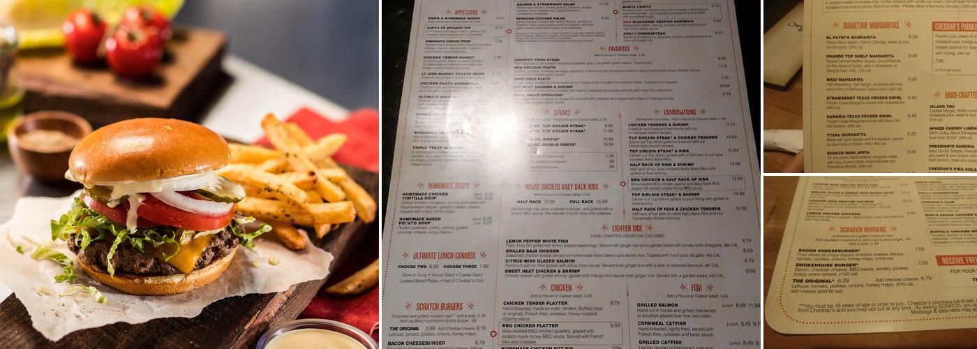 Cheddar's Scratch Kitchen Menu