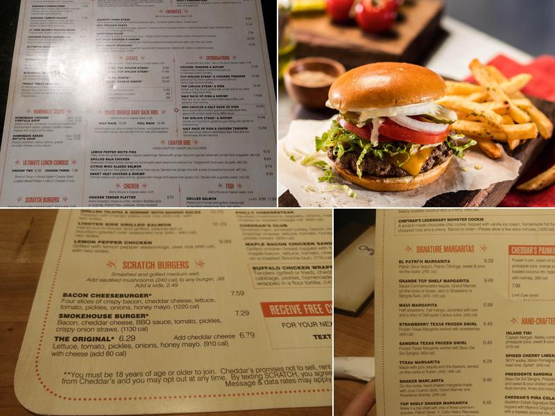 Cheddar's Scratch Kitchen Menu