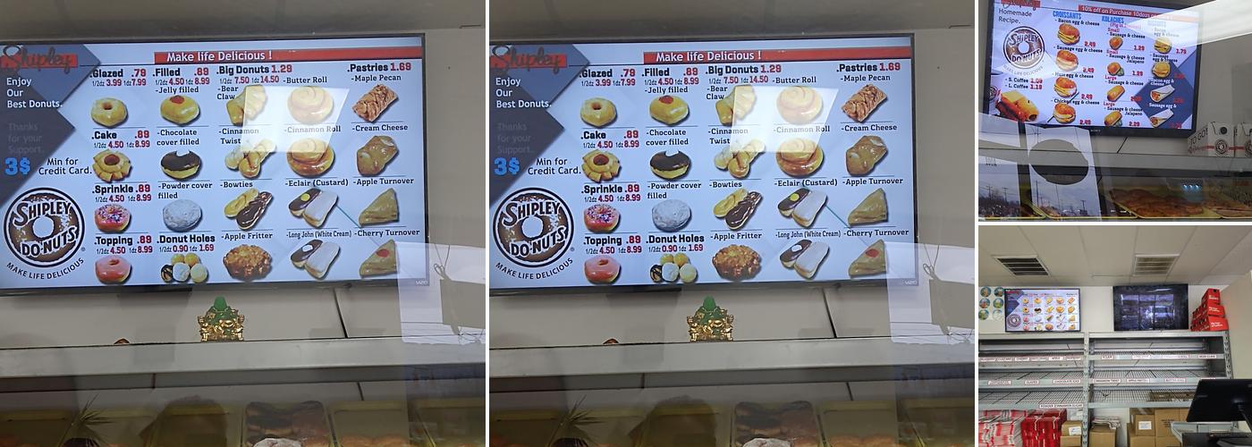 Shipley Do-Nuts Menu