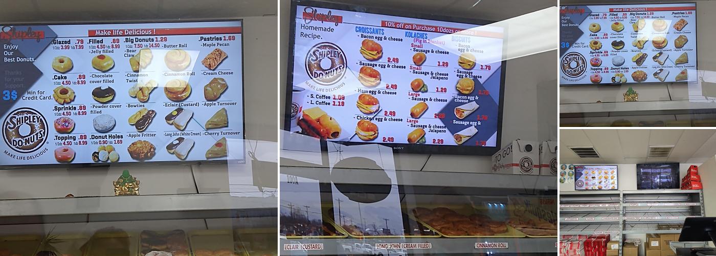 Shipley Do-Nuts Menu