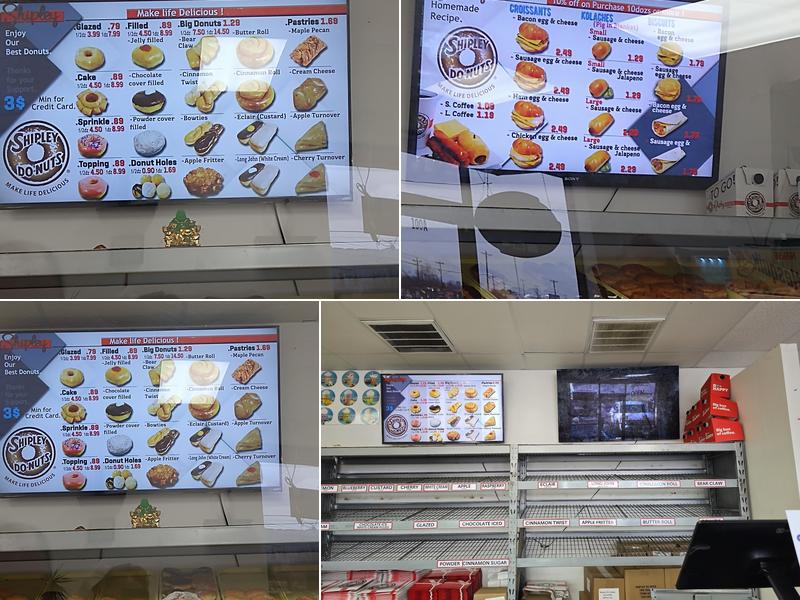 Shipley Do-Nuts Menu