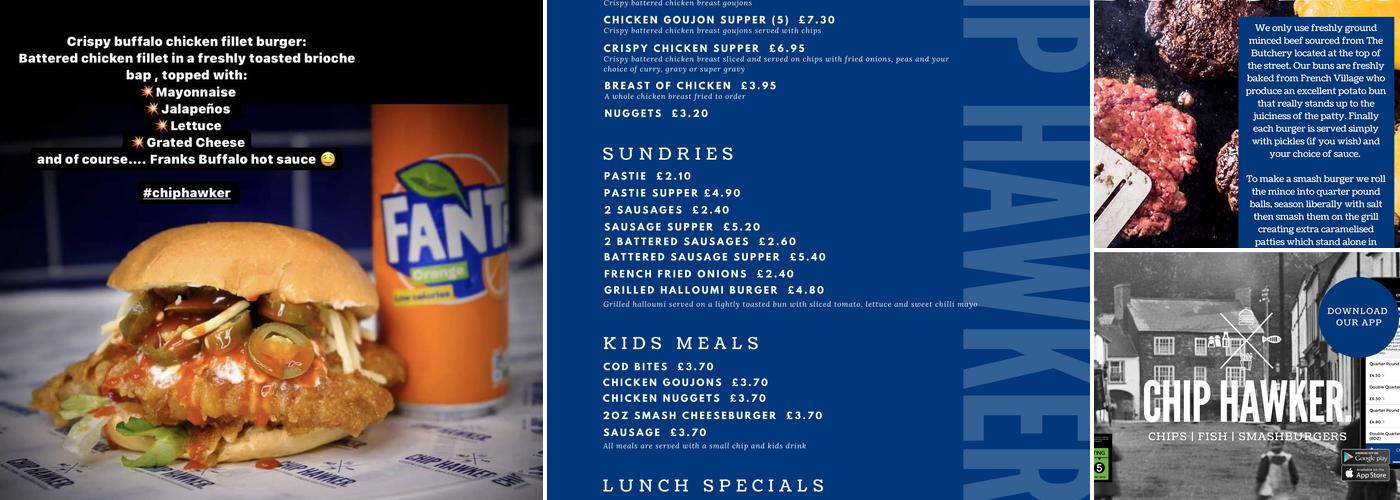 Chip Hawker Menu