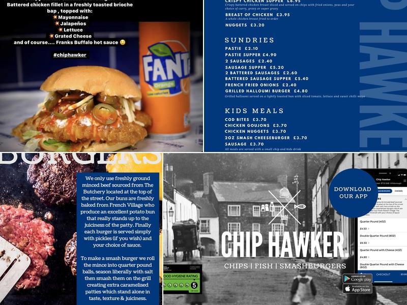 Chip Hawker Menu