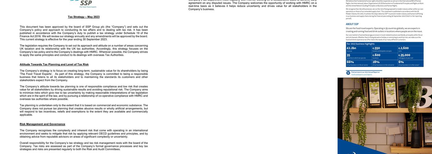 Caffe Ritazza Sheffield Menu