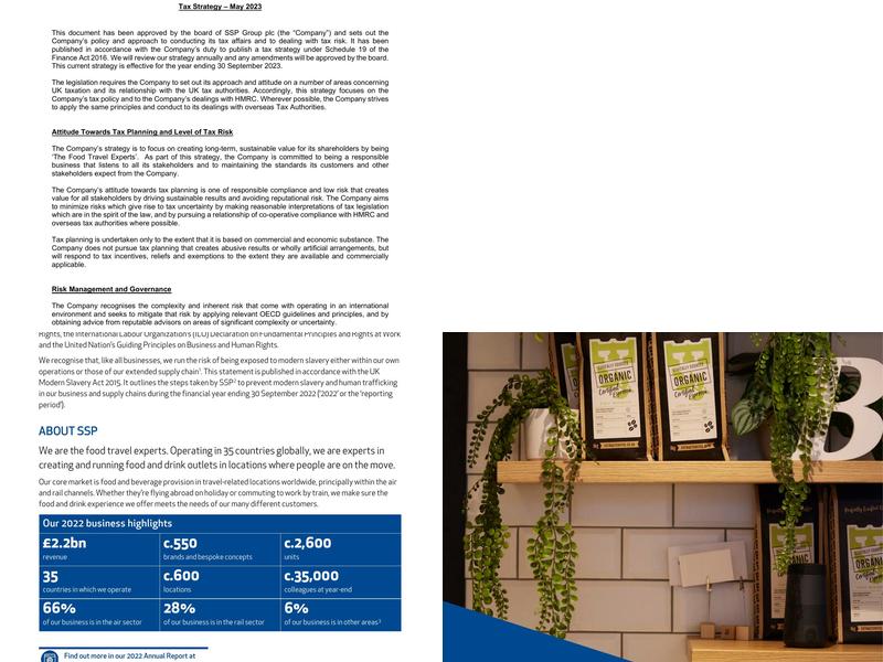 Caffe Ritazza Sheffield Menu