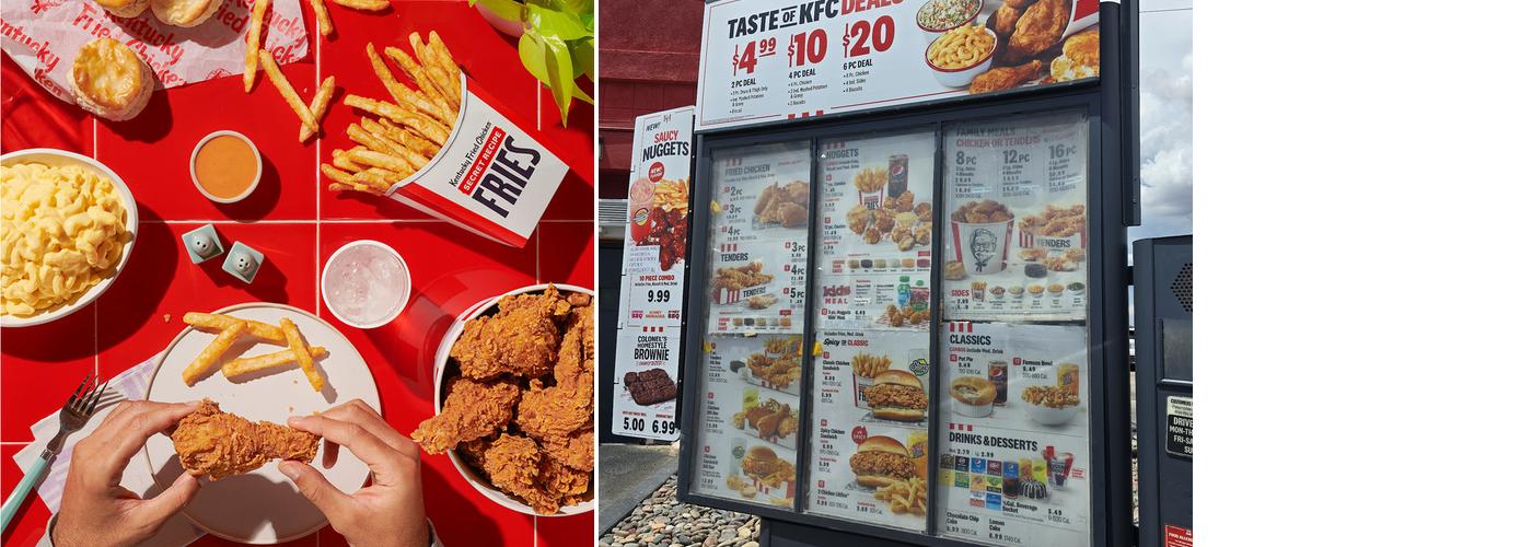 KFC Menu