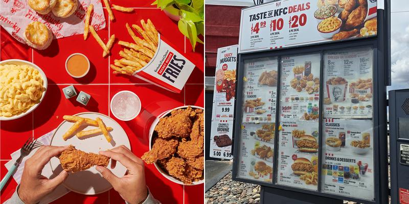 KFC Menu