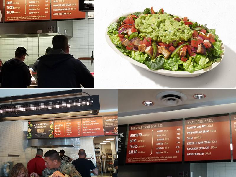 Chipotle Mexican Grill Menu