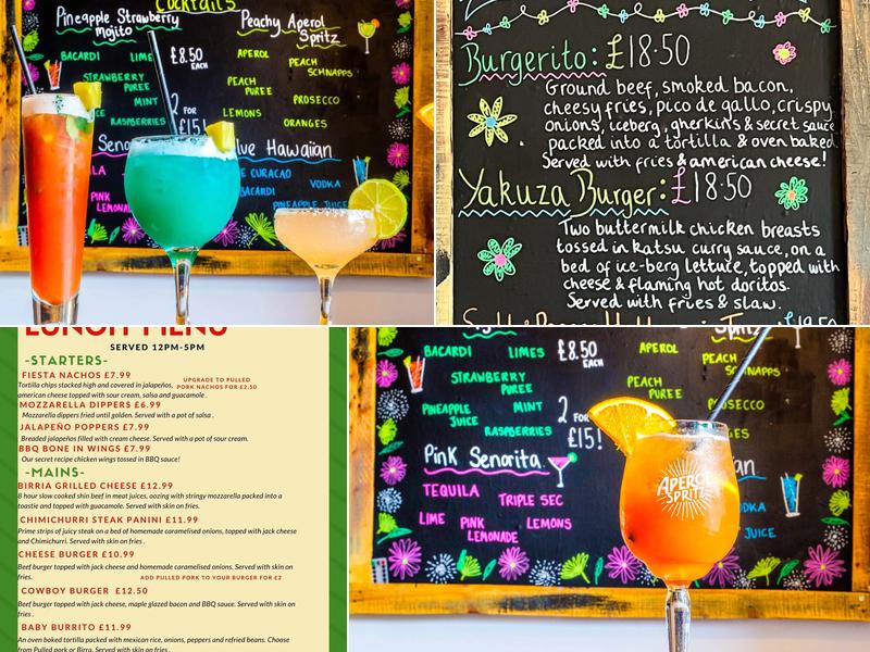 The Lone Star Buxton Menu