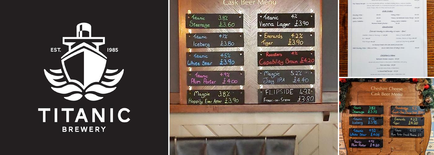 The Cheshire Cheese Menu