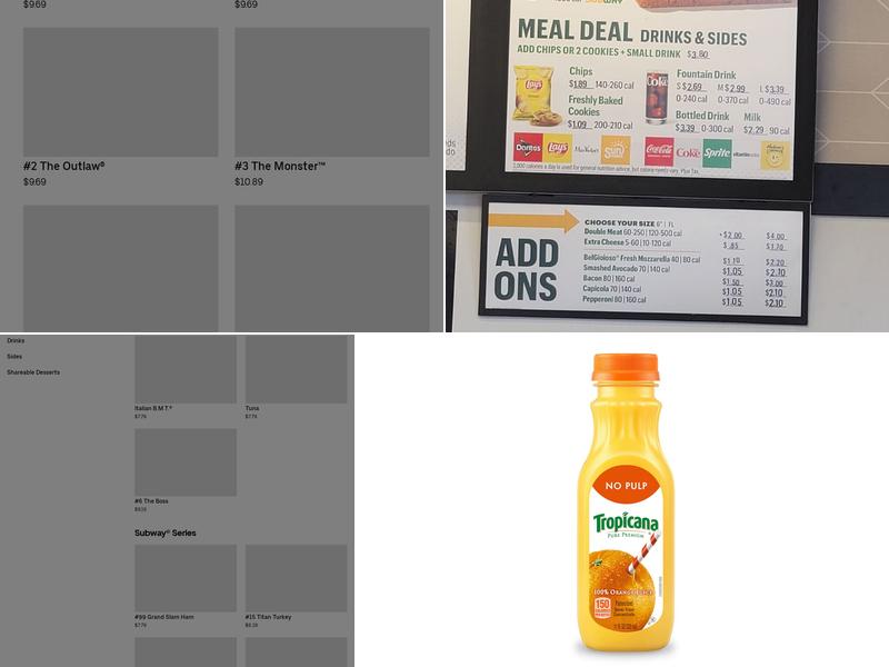 Subway 2054 Menu