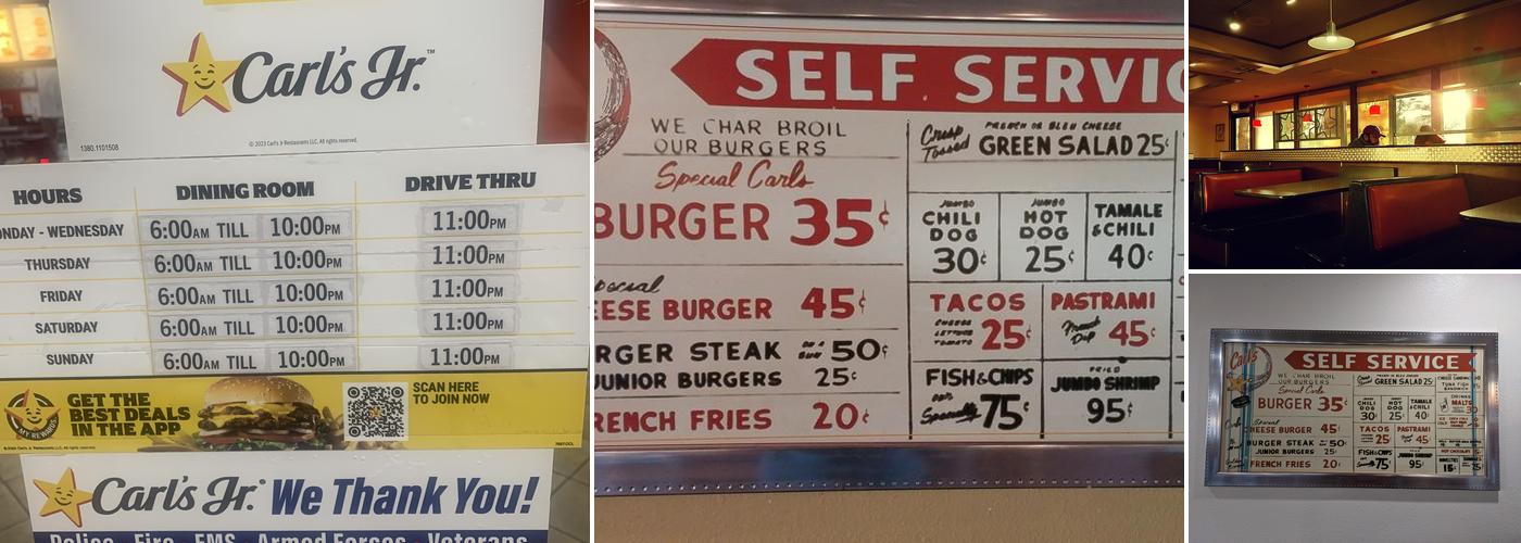 Carl’s Jr. Menu