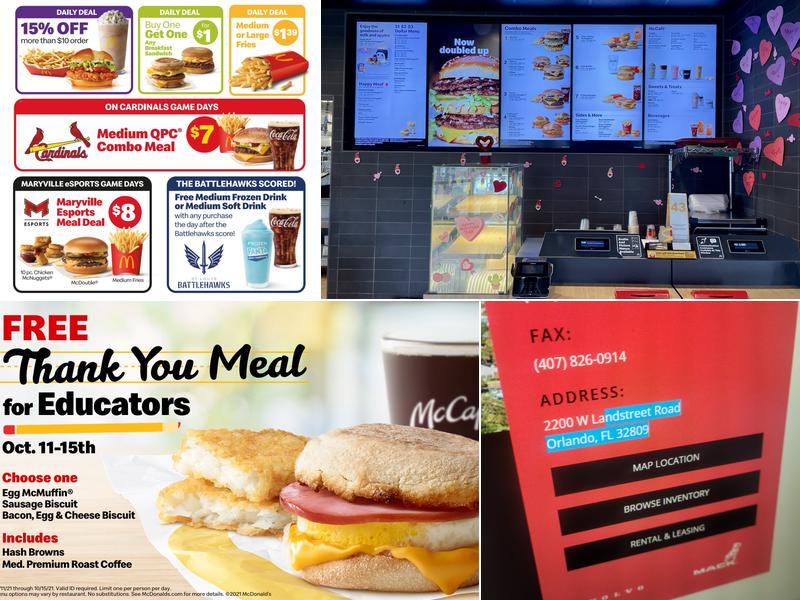 McDonald's Menu