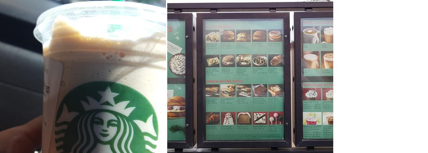 Starbucks Menu